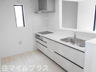 【キッチン】 | 郡山市安積町長久保3丁目新築一戸建て4棟 | キッチンです