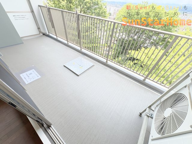 【サンスターホーム】ラティア　リフォーム済みマンションのバルコニー