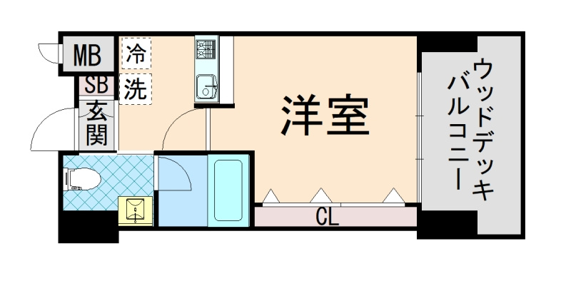 W.O.B.ROKKOHMICHIの間取り