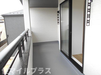 【バルコニー】 | 郡山市安積町長久保3丁目新築一戸建て4棟 | 広々としたバルコニーです