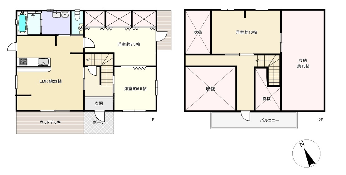 H0256H　片瀬中古住宅の間取り
