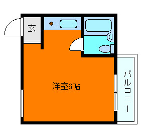 メゾン六甲(篠原中町)の間取り