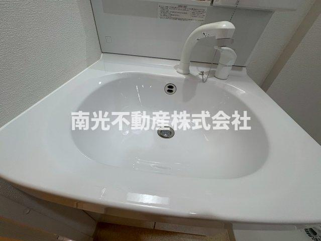 yumaison westの洗面所