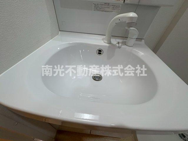 yumaison westの洗面所