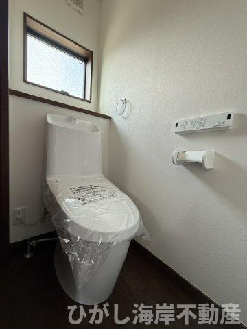 茅ケ崎市香川1丁目　新築戸建のトイレ|洗浄機能付きお手洗い