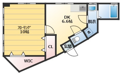 【間取り】 | コーポラス辰巳