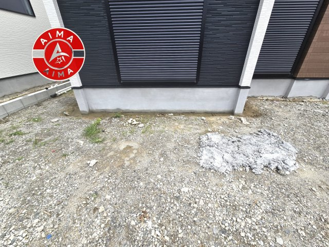 福津市津屋崎7丁目第6-3棟（2号棟）の庭|お庭で自由な時間を過ごせます。
