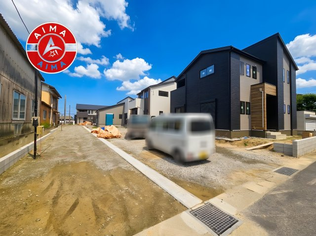 福津市津屋崎7丁目第6-3棟（2号棟）の前面道路含む現地写真|見学の時間などお気軽にお問い合わせ下さい。