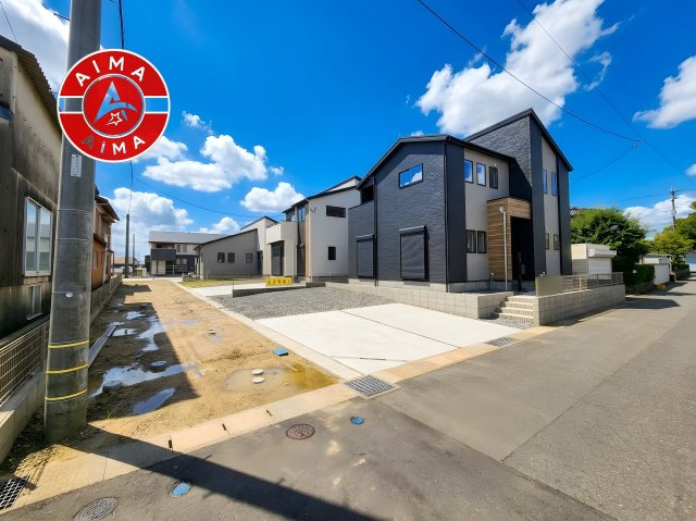 福津市津屋崎7丁目第6-3棟（2号棟）の前面道路含む現地写真|見学の時間などお気軽にお問い合わせ下さい。