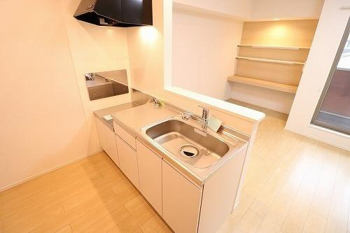 ガーデンハウスⅡのキッチン|※左右反転タイプ