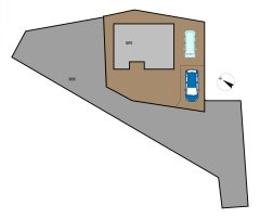【区画図】 | 岩国市室の木町5丁目戸建