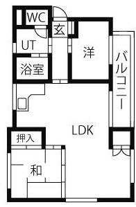 ロジィングス藤井の間取り