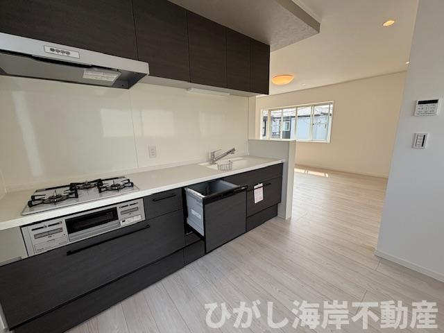 茅ヶ崎市松浪2丁目　中古戸建のキッチン|新規リフォーム完了　食洗機付システムキッチン