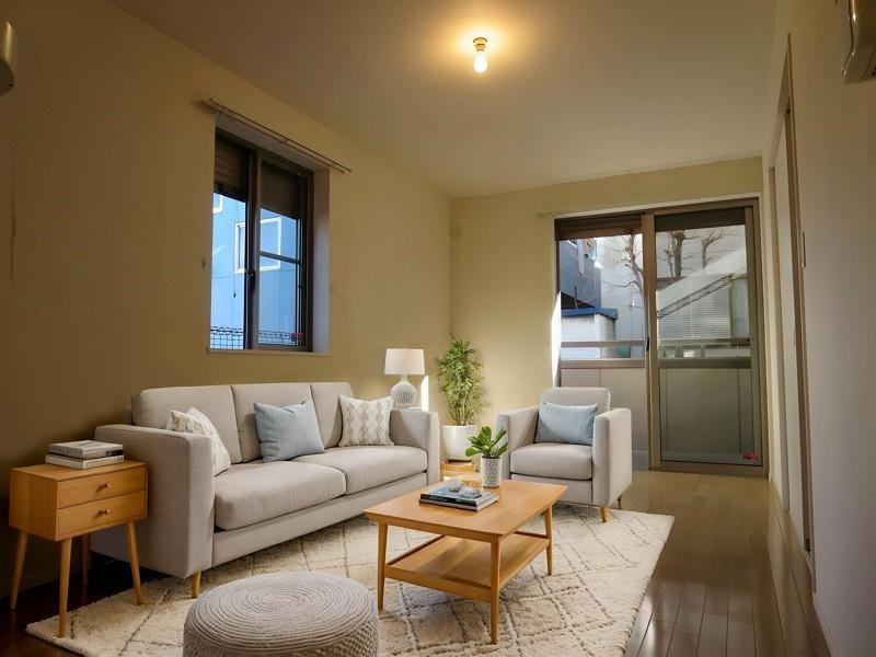 カサグランデＭの居間・リビング
