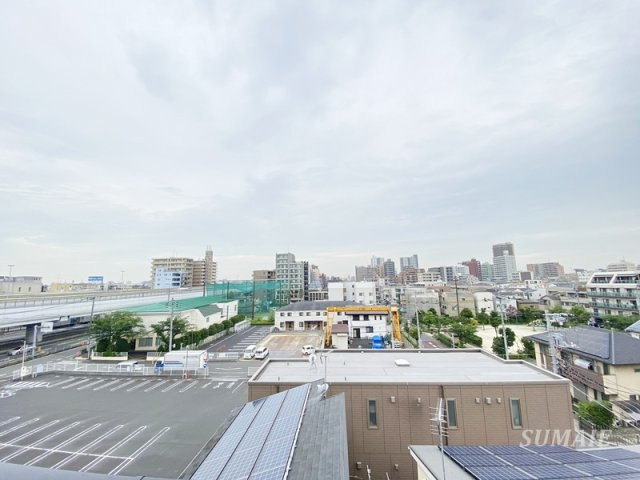 Alivis篠崎の展望|バルコニーからの展望です