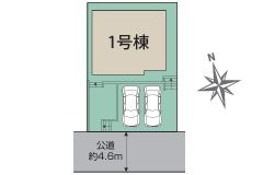 【区画図】 | 厚木市まつかげ台　新築分譲住宅　全1棟