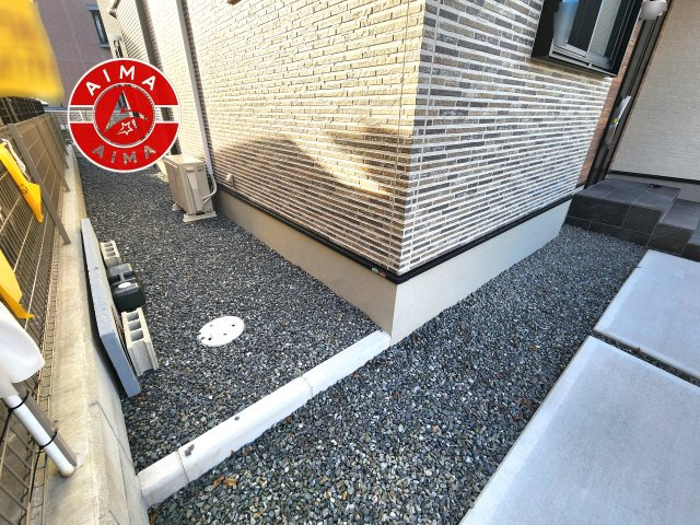 春日市白水ヶ丘5丁目第1-1棟（1号棟）の庭|お庭で自由な時間を過ごせます。