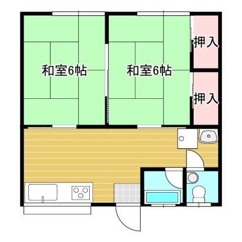 石崎コーポの間取り