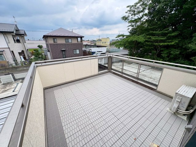 那須塩原市阿波町　中古戸建のバルコニー