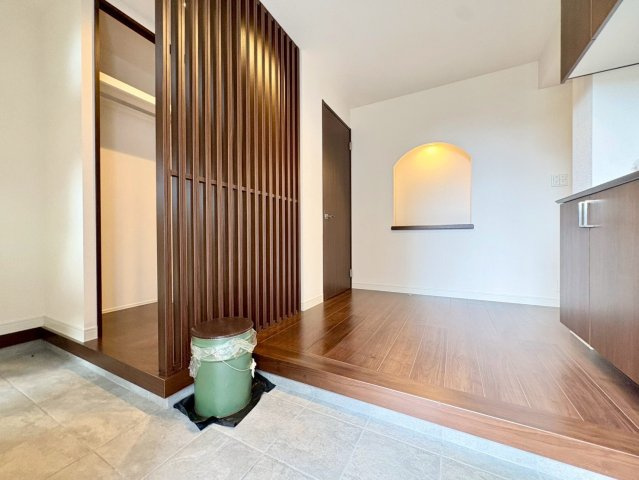 那須塩原市阿波町　中古戸建の玄関