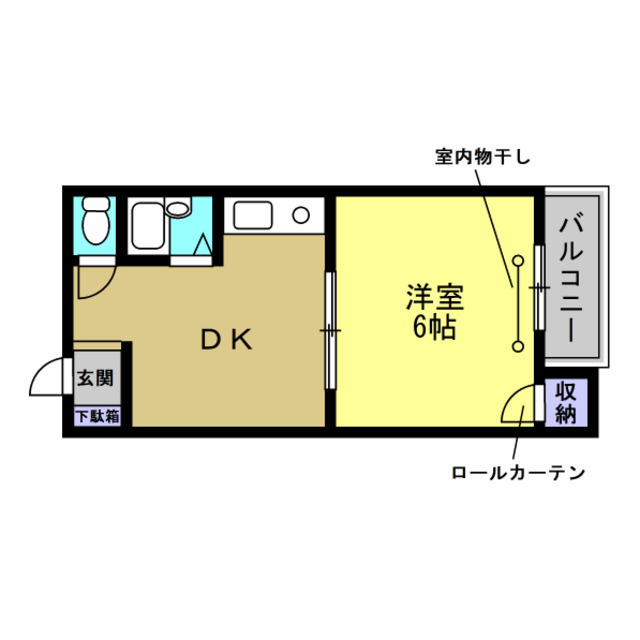 サンシャインシルク嵯峨の間取り