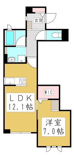 【間取り】 | ラフィーネ川口末広