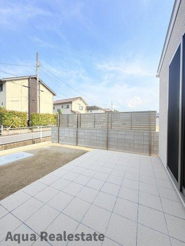 LB円座駅南モデルハウスの庭|たまにはお庭で休日を過ごしてみるのもよいかもしれません