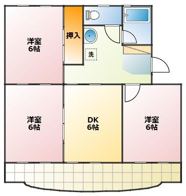 カメリア栄の間取り