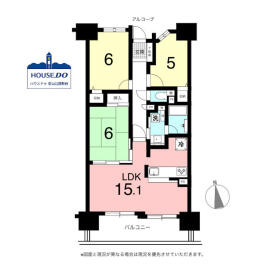 ペット可！R8,7月リフォーム完了予定！ダイアパレス野並2