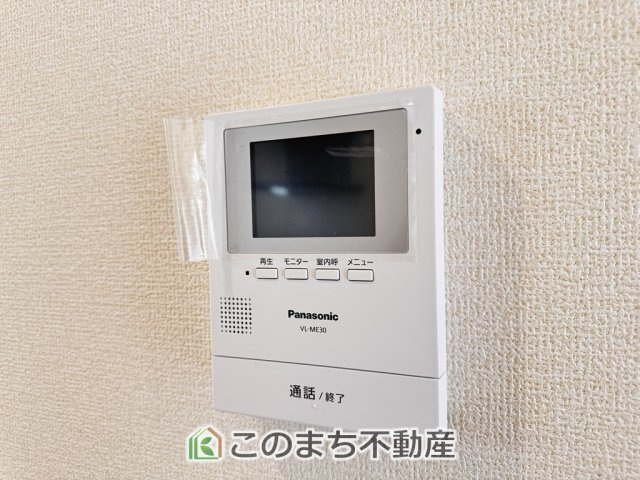 ブルーミングガーデン壬生町幸町3丁目の設備|モニタ付きインターホンで防犯面もしっかり安心♪