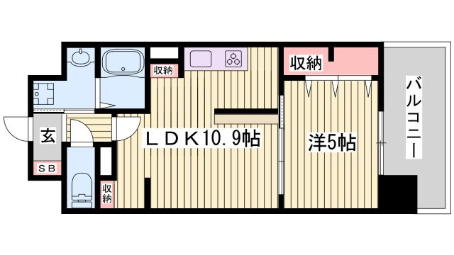クロスフロント十二所線の間取り