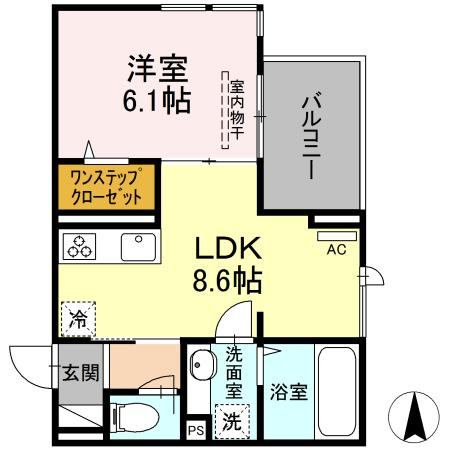 ヒルサイドの間取り