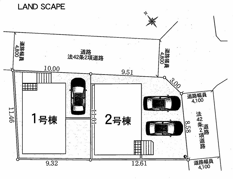 秦野市弥生町　新築戸建て　小田急線「渋沢駅」徒歩19分の区画図|2号棟のみ販売中