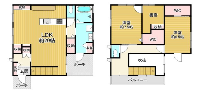 東田３丁目　中古住宅の間取り
