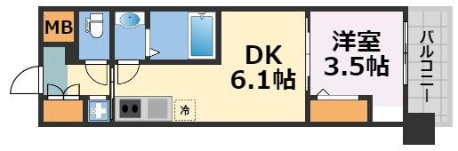 Dimora難波の間取り