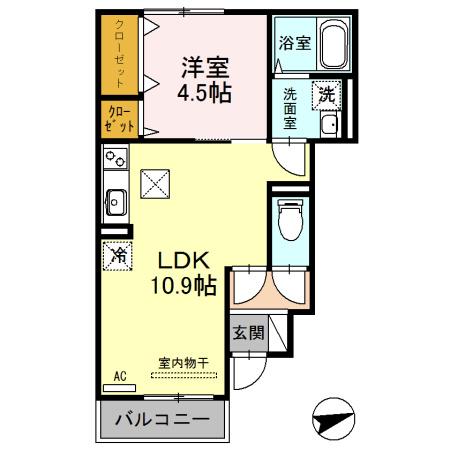 キャトルセゾン杉の間取り