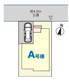 市川市宮久保１丁目新築戸建【百合台小学校:6分】の区画図|区画配置図
