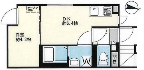 Luxe文京白山の間取り