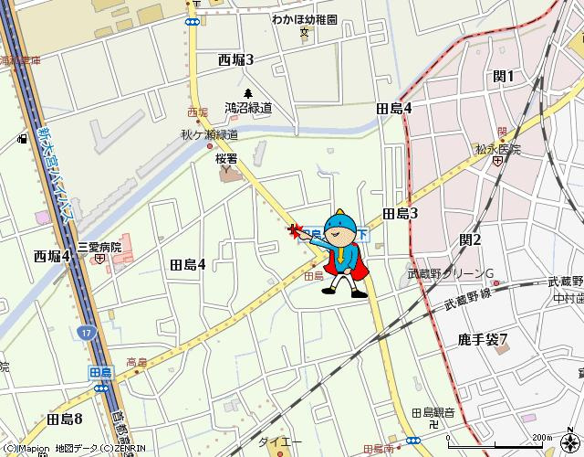 リブリ・中浦和の地図