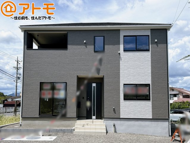 【外観】 | 島田市稲荷第6　新築戸建　全1棟 | どっしりとした外観は安心感のあるマイホームを実感できますね♪