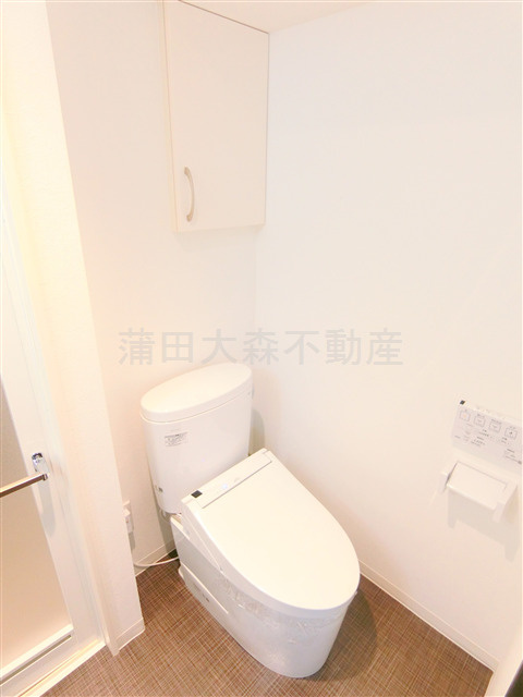 ベルシード蒲田Ⅱのトイレ|温水洗浄便座付きのトイレ