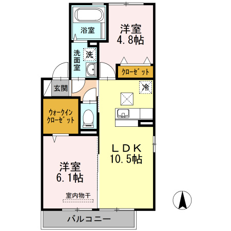 メゾン・シュシュの間取り