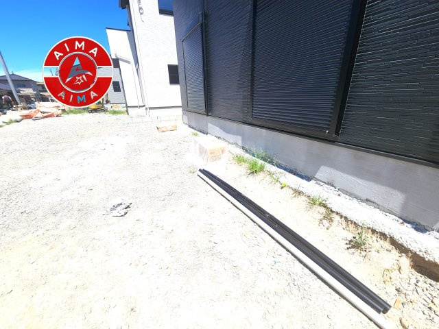 福津市津屋崎7丁目第6-3棟（3号棟）の庭|お庭で自由な時間を過ごせます。