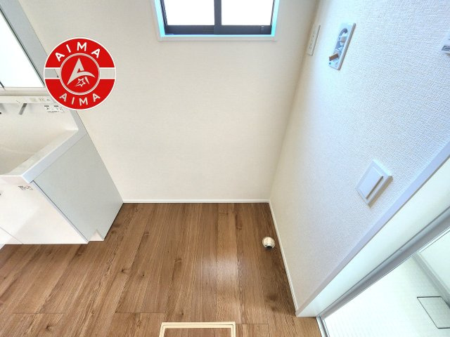福津市津屋崎7丁目第6-3棟（3号棟）のランドリースペース|毎日の洗濯をスマートに。注目のランドリー空間を確保！