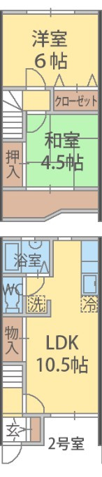 グリーンテラス五香の間取り
