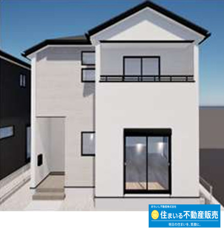 福岡市早良区野芥7丁目4期　2号棟の外観パース