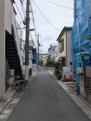 江東区北砂7丁目　新築戸建て　の前面道路含む現地写真