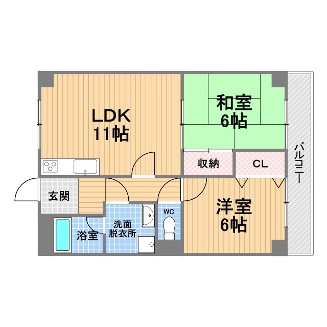 Vコートの間取り
