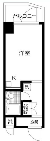日神パレス東高円寺の間取り|ワンルーム