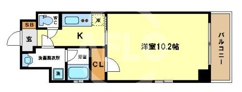 フレンシアノイエ内本町の間取り|ラクラス内本町　開放的な間取り